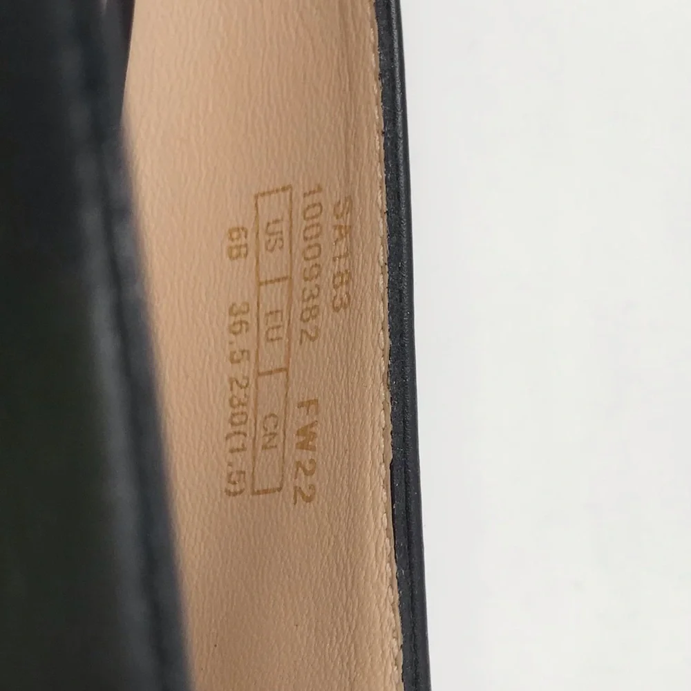 Stuart Weitzman Dancer 75mm Leather Pump Black Size 6 Heel Height 3" - Picture 8 of 11